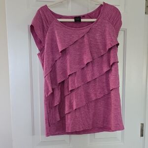 Rafaella: Purple Layered Blouse